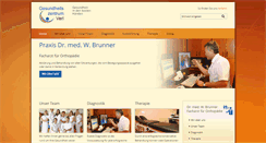 Desktop Screenshot of gesundheitszentrum-verl.de