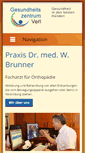 Mobile Screenshot of gesundheitszentrum-verl.de